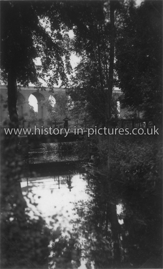 Reflections on the River at Chappel, Essex. c.1915